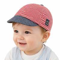 Gorra Snapback de 6 Paneles de Algodón con Rayas para Bebés, Estilo Urbano, Deportivo y Formal, de Alta Calidad, Venta al Por Mayor
