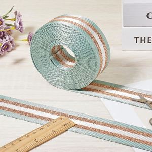 สายรัดไนลอนคุณภาพสูงขนาด 38 มม. แบบทอ 3 มิติ ลายนูนโลโก้ ลายก้างปลา  สำหรับกระเป๋า - Product Image 4