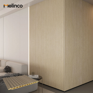 Melinco Interior WPC Fluted <strong>Wall</strong> Ceiling Panels Waterproof 3D Laminated Board Wooden Grain Indoor Decor <strong>Pvc</strong> <strong>Wall</strong> <strong>Cladding</strong> - Product Image 6