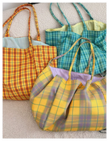 Sac à bandoulière double usage Haoxuan en chevrons pour femmes, élégant et simple, avec grande capacité pour le travail, les voyages, en toile