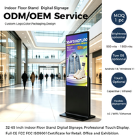 Prix d'usine OEM ODM – Écran tactile capacitif PACP de 32 pouces sur pied pour affichage numérique et signalisation, idéal pour les expositions et les magasins