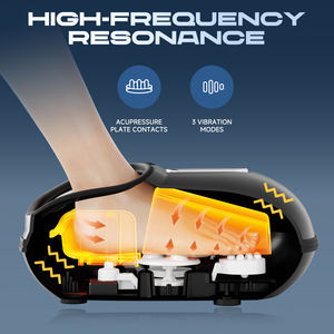 Masseur électrique pour les pieds à pétrissage, pression d'air, chauffage, intensité réglable, compresse chaude, soulagement de la douleur au pied, massage chaud, modèle F-908 - Product Image 3