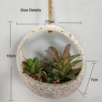 Plantes succulentes artificielles réalistes avec pot, décoration murale ou de bureau, fabriquées en Chine, ne se décolorent pas