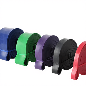 Yüksek Esneklikli Yoga Renkli Lateks TPE Egzersiz Bandı Döngü Güç Bandı Egzersiz İçin Rulo - Product Image 1
