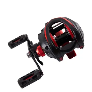 HONOREALBait Caster Baitcasting di Pesca Bobina In Alluminio Magnetico Contatore di Linea di Controllo di Trascinamento Baitcast Bobine