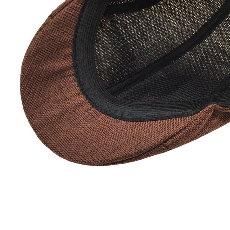 Berretto Newsboy In Cotone E Poliestere – Unisex, Visiera Piatta, Taglia Regolabile (55-59 Cm)