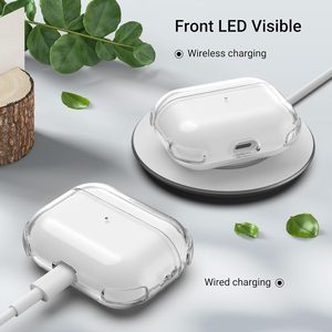 Lo más nuevo para <span class=keywords><strong>AirPods</strong></span> <span class=keywords><strong>Pro</strong></span> 3 funda protectora de TPU suave con llavero a prueba de golpes para <span class=keywords><strong>Airpods</strong></span> Pro3 funda transparente para auriculares - Product Image 2