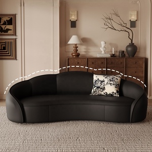 Canapé français rétro Arc Double Chesterfield de luxe <span class=keywords><strong>petit</strong></span> format spécial pour la maison salon <span class=keywords><strong>famille</strong></span> <span class=keywords><strong>séjour</strong></span> zone de réception éponge - Product Image 3