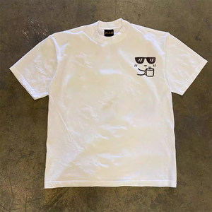 เสื้อยืดโอเวอร์ไซส์ลายกราฟิกวินเทจผ้าฝ้าย 220 กรัม พิมพ์ลายคำคม Unisex Embrace <span class=keywords><strong>the</strong></span> Possibilities สำหรับผู้ชายและผู้หญิง สไตล์สตรีทแวร์ลำลอง - Product Image 6