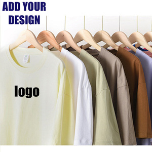 Plain 100% Cotton Premium Casual Blank T Shirt O-Neck Printing Wholesale T-shirt Homme Custom Short Sleeve <b>Tshirts</b> For Men - Product Image 2