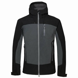 Custom Waterproof Breathable <strong>Mens</strong> Softshell Outdoor <strong>Jacket</strong>, Softshell Fleece <strong>Jacket</strong>, <strong>Soft</strong> <strong>Shell</strong> <strong>Jacket</strong> - Product Image 2