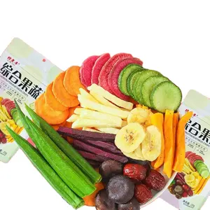 10 Arten Okra umfassende knusprige Trocken obst-und Gemüse chips Bulk-Snacks mit Pack Trail gemischten Trocken früchten und Gemüse