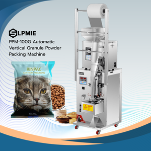 Machine d'emballage automatique 1-100g, système d'alimentation fiable, machine d'emballage haute efficacité pour l'industrie de la fabrication d'aliments pour animaux de compagnie - Product Image 1