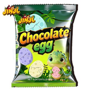 Fabricante Chino Vende al por Mayor Bolas de Chocolate en Envases de Huevo de Dinosaurio, Bocadillos Halal para Niños - Product Image 3