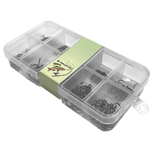 Hameçon de pêche avec trou 3-12 #   Matériel de pêche en rivière en métal haute résistance, 500 pièces, durable pour une utilisation en extérieur - Product Image 2