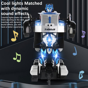 <span class=keywords><strong>Auto</strong></span> RC Elettrica Trasformabile 1:12, Robot con Sensore di Gesti, Illuminazione e Spruzzo, <span class=keywords><strong>Camion</strong></span> Vintage Telecomandato - Product Image 5