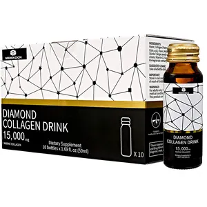 OEM Kustom Collagen Minum dengan Vitamin Sehat Rambut Kulit Kuku Sendi Tulang Pendukung Hydrolyzed Collagen Peptida Oral Liquid