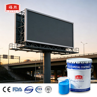 Revêtement protecteur imperméable anti-rouille écologique pour panneaux publicitaires en métal, couche de finition acrylique polyuréthane, longue durée de vie, extérieur