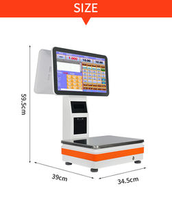 Báscula Qua Scale CY-55D con Terminal Aclas PBX y Impresora de 58 mm, Báscula POS para Mercado, Báscula Automática - Product Image 6
