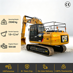 Excavatrice sur chenilles d'occasion CAT 320D2L 20 tonnes, Caterpillar d'origine japonaise, avec vidéo d'inspection, pour la construction et l'exploitation minière - Product Image 1