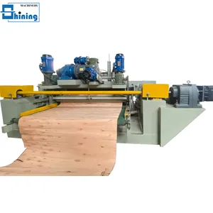 Shining wood combined veneer slicing rotary machines