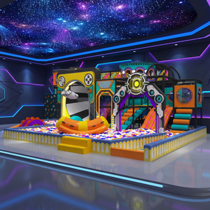 Children's Indoor <b>Trampoline</b> Park Playground with Jumping Area and Theme Space - Product Image 2