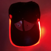 Casquette LED Lumineuse Pafu pour Festival, Club, Scène, Performance Hip-hop, Soirée Flash et Rave – Accessoire Lumineux