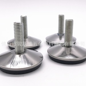 Pied de meuble réglable, diamètre 50 mm, base métallique antidérapante pour table et chaise, support robuste - Product Image 5