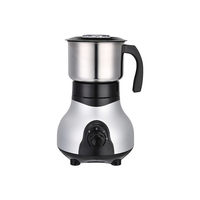 Moulin à café électrique 220V 300W, lame en acier inoxydable, moteur en cuivre pur, capacité de 200g, écran LED, usage domestique, commercial, hôtelier