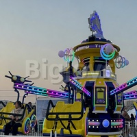 Manège de fête foraine pour enfants et adolescents : équipement de parc d'attractions Carnival Galaxy Storm en promotion