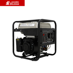 6kw 전기 시동 단상 이동식 발전기 세트 바퀴 장착 휴대용 가정용 발전기 - Product Image 3