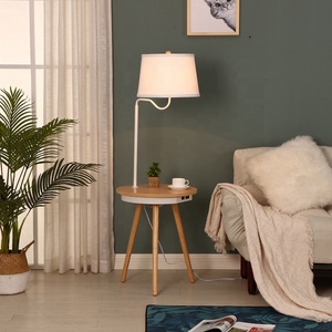 Lampada da terra principale ricaricabile decorativa domestica moderna della lega di alluminio di stile americano per il salone - Product Image 2