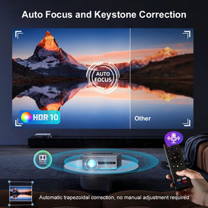 Projecteur Sans Fil 8K à Correction Trapézoïdale Automatique pour Home Cinéma Jeux Interactifs, Projecteur Vidéo Portable 1080p - Product Image 3