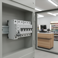 Disjoncteur miniature 1P C16 MCB 230V 6kA, série LINZiELE M80, IP20, protection contre les surcharges/courts-circuits, usage domestique, CE