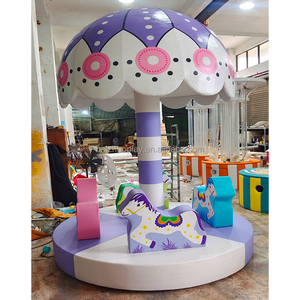 Parco giochi al coperto per bambini su misura Area di carico morbido giocattolo elettrico carosello per bambini per feste attrezzature parco giochi - Product Image 1
