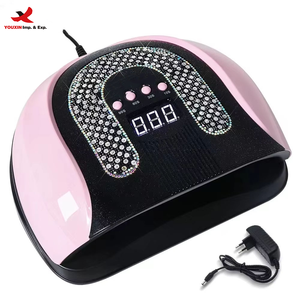 Sèche-ongles LED UV à technologie de photothérapie haute puissance avec capteur, portable, pour tous les gels, avec diamants incrustés, remise sur les achats mixtes HQ - Product Image 2