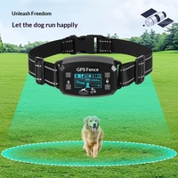 Clôture Électronique Portable Sans Fil GPS pour Animaux de Compagnie, Rayon Personnalisé 66-6561 pieds, Système de Clôture Électronique pour Chiens d'Extérieur, Vente Directe Usine