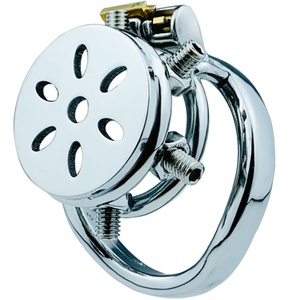 FRRK Mini Jaula de Castidad Metálica Pequeña para Hombre, Anillo para Pene, Restricción BDSM - Product Image 1