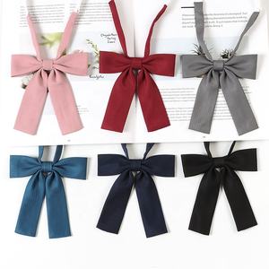 <span class=keywords><strong>Corbata</strong></span> de Color Sólido con Lazo Rojo, Estilo Universitario Japonés, con Mango Largo <span class=keywords><strong>y</strong></span> Diseño de Cuerno Plano, Accesorio <span class=keywords><strong>para</strong></span> <span class=keywords><strong>Camisa</strong></span> de Marinero - Product Image 3