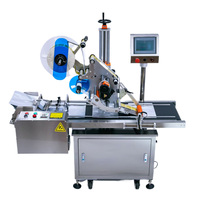 Machine d'étiquetage automatique électrique pour boîtes en carton, sacs en papier, sachets avec alimentateur de pagination à commande PLC et moteur