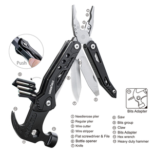 12 in 1 Portable multi tools <span class=keywords><strong>hammer</strong></span> pinze tools 3 set di cacciaviti con attrezzatura di sopravvivenza magnetica attraente regalo di natale per gli uomini - Product Image 2