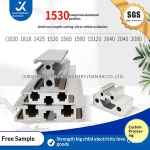 Perfil de Aluminio 1530 18*18, Accesorios Metalúrgicos, Perfil de Riel de Aluminio 1020, Perfil para Puertas y Ventanas - Product Image 2