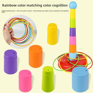 Gioco di Anelli Impilabili in Plastica per <span class=keywords><strong>Bambini</strong></span> dai 4-<span class=keywords><strong>6</strong></span> <span class=keywords><strong>Anni</strong></span>, Vendita all'Ingrosso per Asili e Famiglie - Product Image 3