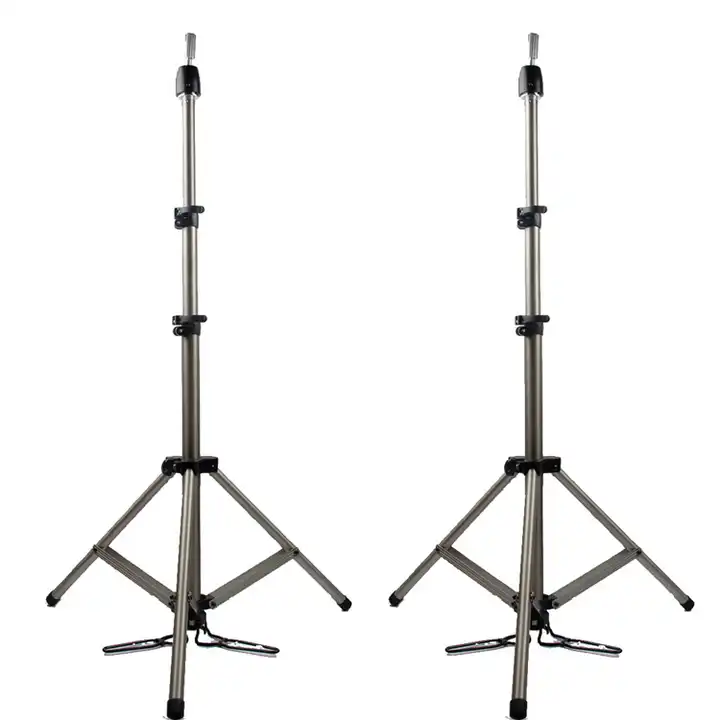 Stainless Steel Wig Stand Tripod for Training Mannequin Head