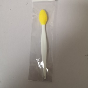 15cm Long Handle Plastic Silicone Lip Balm Brush Cleaning Brush Facial Nose <strong>Blackhead</strong> <strong>Removal</strong> <strong>Tool</strong> with Opp Bag - Product Image 3