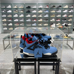 Caja de zapatos transparente acrílica personalizada <span class=keywords><strong>con</strong></span> base de <span class=keywords><strong>espejo</strong></span> estante de exhibición contemporáneo - Product Image 1