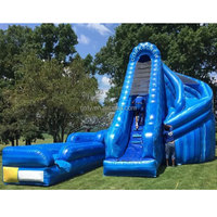 GMY Gonflables Tire-bouchon Toboggan gonflable pour aire de jeux extérieure Toboggan Gonflable d'été Le plus grand toboggan gonflable pour piscine