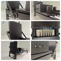 Reformer Pilates Classique Professionnel en Aluminium, Lit de Pilates pour le Renforcement Musculaire, Machine de Fitness pour Studio de Yoga et Salle de Sport à Domicile
