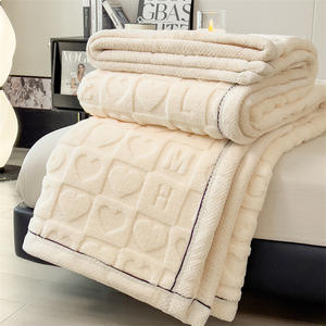 Home Love Letter Warm Nap Sofá Manta Ocio <span class=keywords><strong>Aire</strong></span> acondicionado Manta Four Seasons - Product Image 1