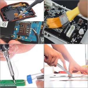 Kit de electricista profesional 80W juego de soldador ajustable destornillador herramienta de soldadura <span class=keywords><strong>auxiliar</strong></span> - Product Image 6